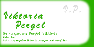 viktoria pergel business card